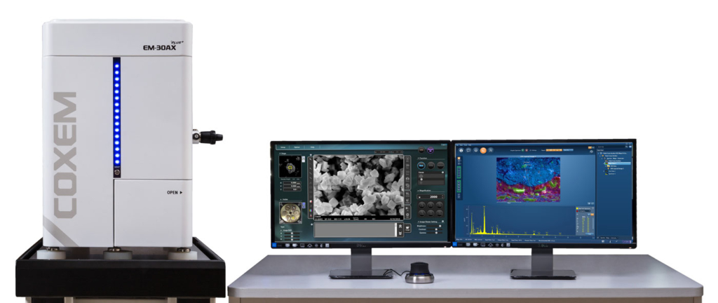 EM-30AX系列桌面扫描电镜Oxford X-Act和AZtecOne软件